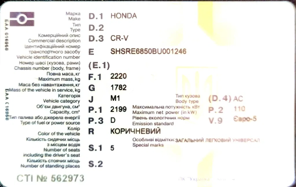 Фото 2011 Honda CR-V